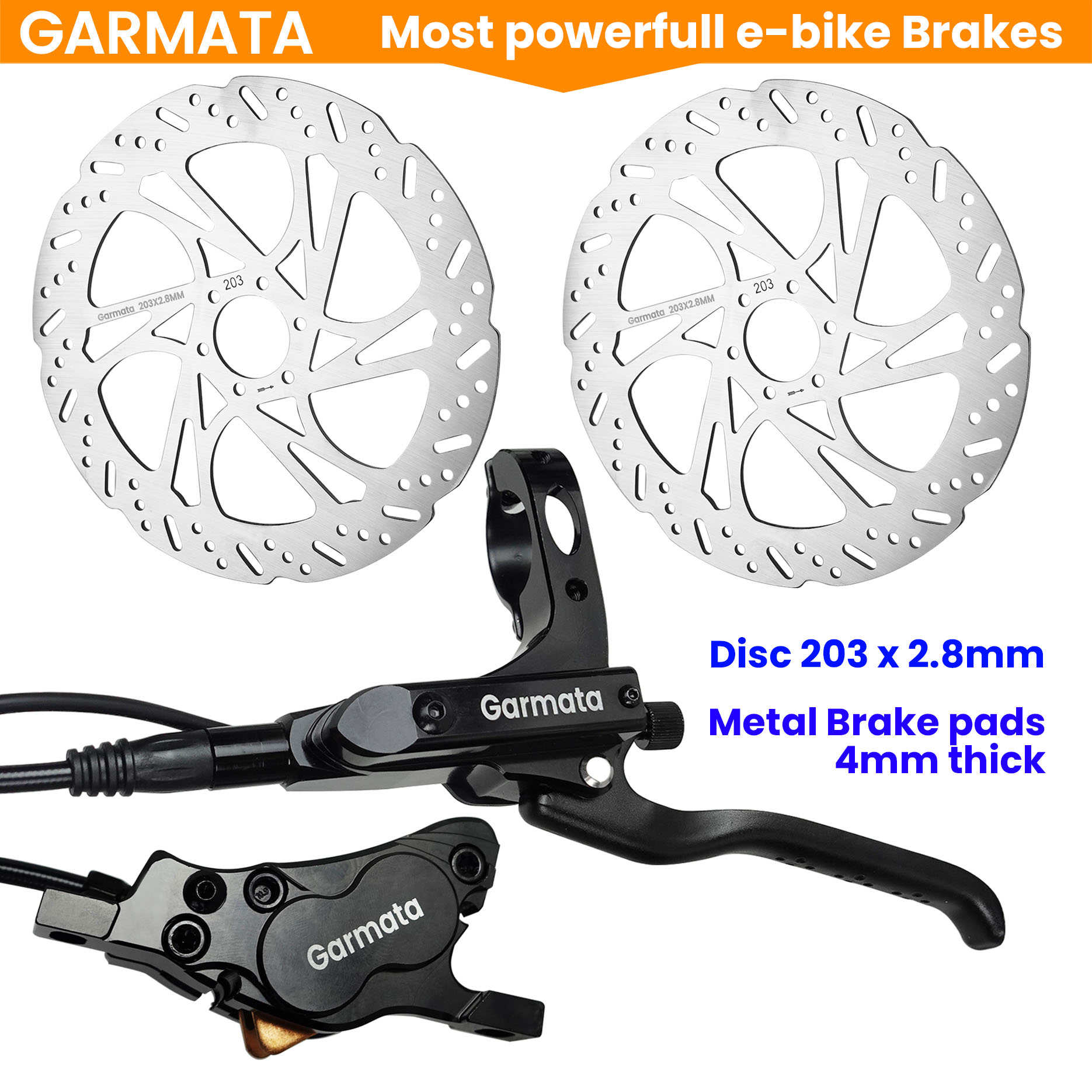 Motorcycle Brake Pads - Pastillas de Freno para Motocicleta Garmata,