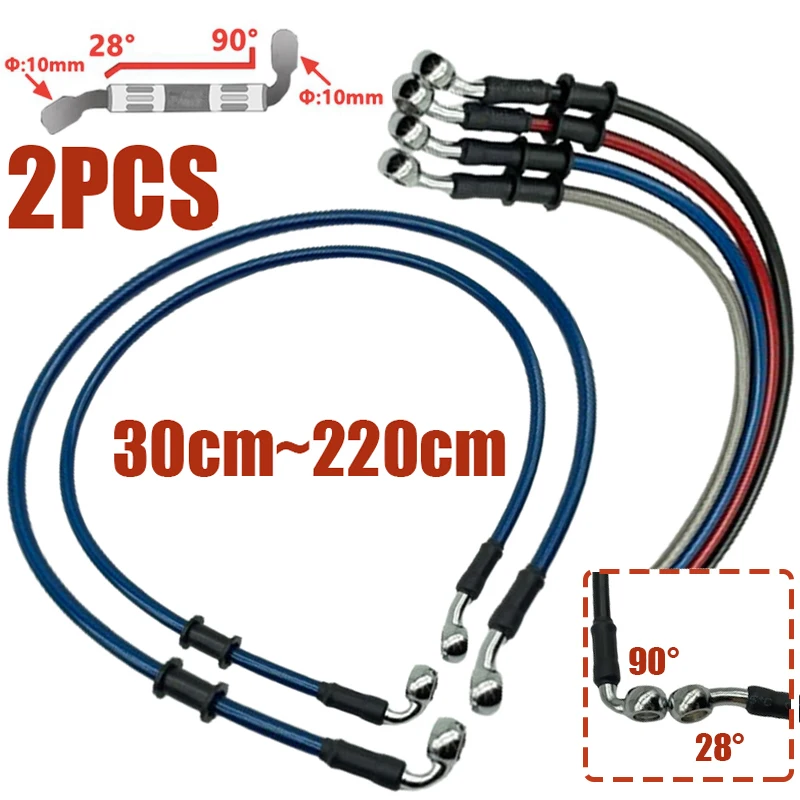 2X 10mm 28-90 Grados Manguera  - Motorcycle Brake Cable reseña y precio