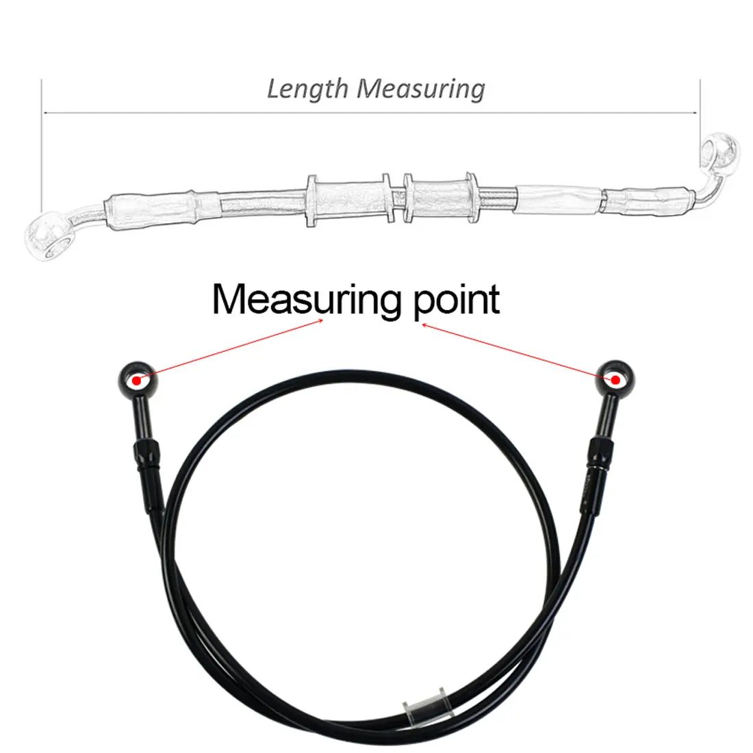 Manguera de freno trenzada AN3 - Brake Line Motorcycle reseña y precio